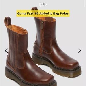 Dr. Martens Chestnut Leather Boots (Amaayah lo)
